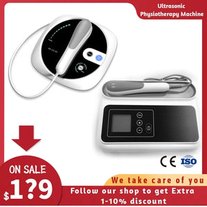 Ultrasonic Therapy Machine for Pain Relief 1.05MHz Physiotherapy Instrument Ultrasound Muscle Massager with LCD Screen Display - fitforbetterhealth