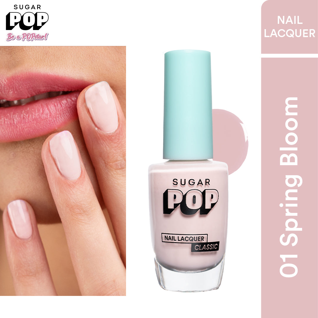 Buy SUGAR Tip Tac Toe Nail Lacquer Classic 06 Blush Hour (9ml) Online in  India | Pixies