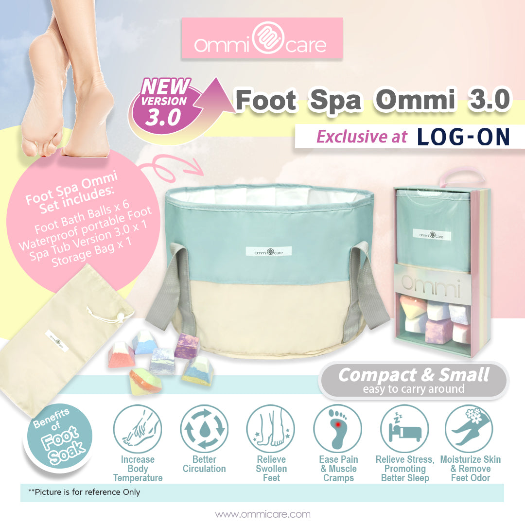 Ommi Foot Spa Bundle Set 3.0 (exclusive to log on)