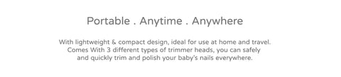 Baby Electrical Nail Trimmer Description EN 13