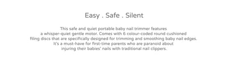 Baby Electrical Nail Trimmer Description EN 7