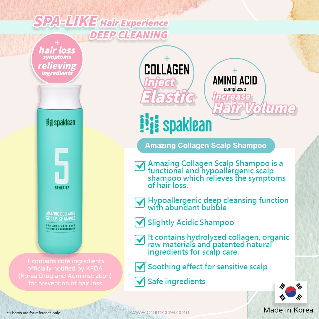 OmmiCare x Spalean Amazing Shampoo Features and Introduction