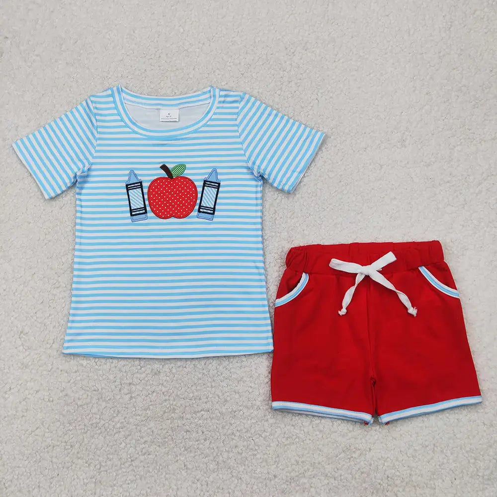 Apple and Crayon Set