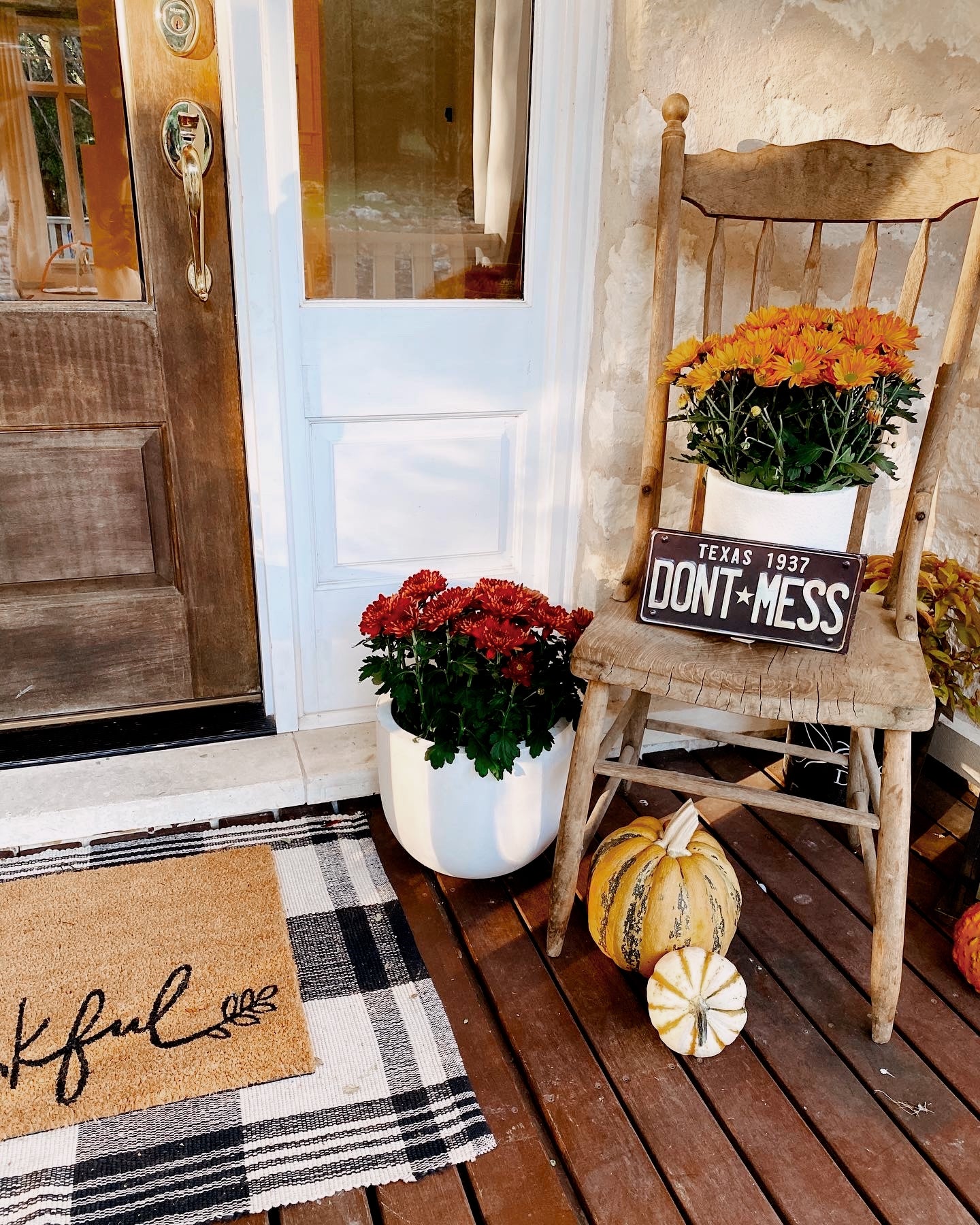 Fall Front Porch