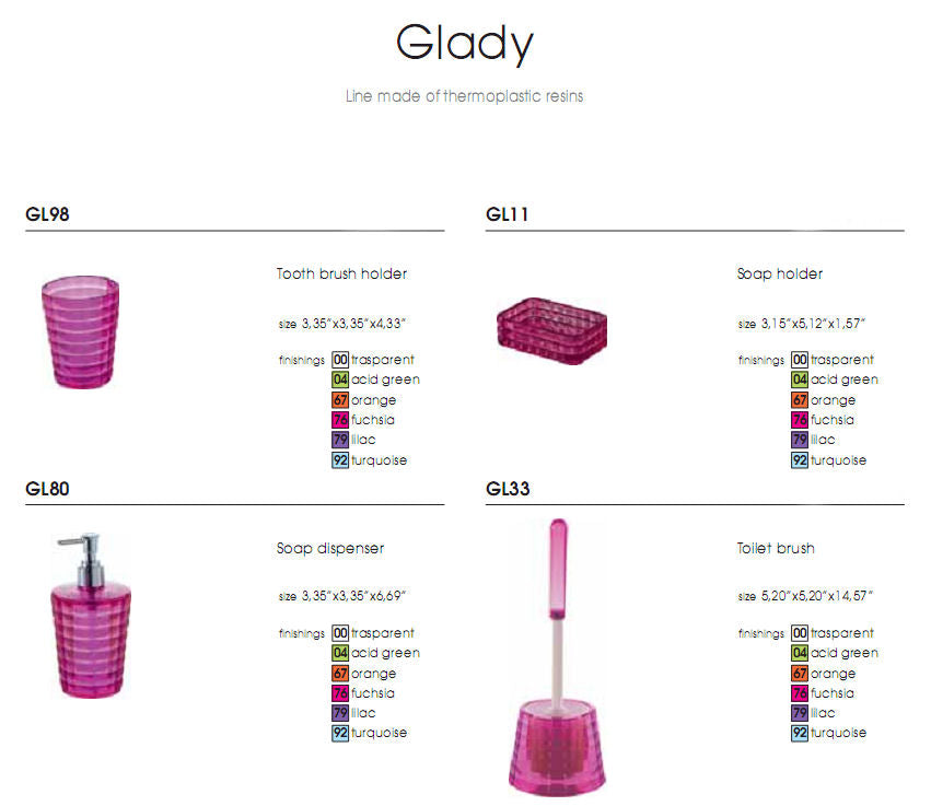 Gedy Bathroom Accessories by Nameek's