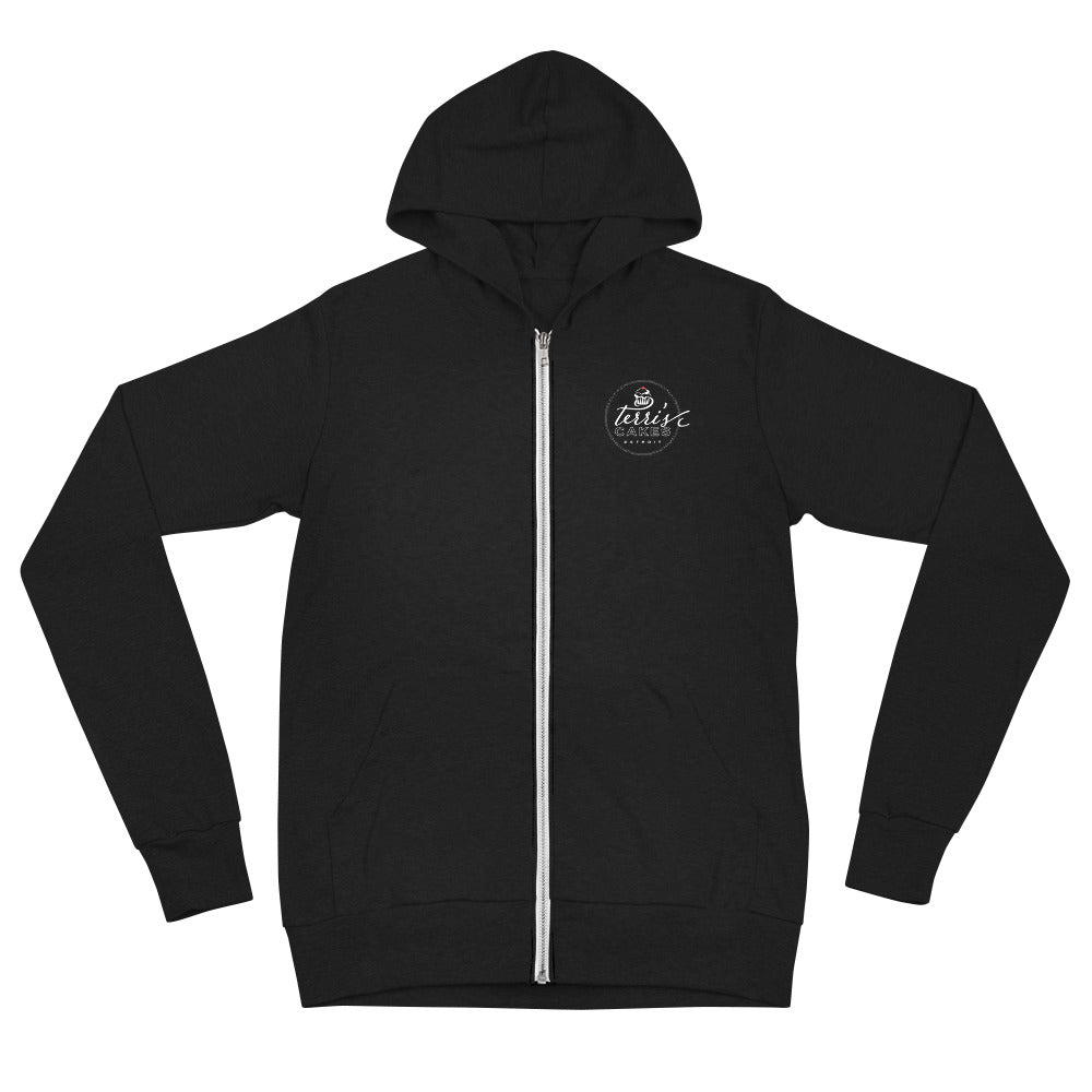 Unisex zip hoodie – Terri's Cakes Detroit