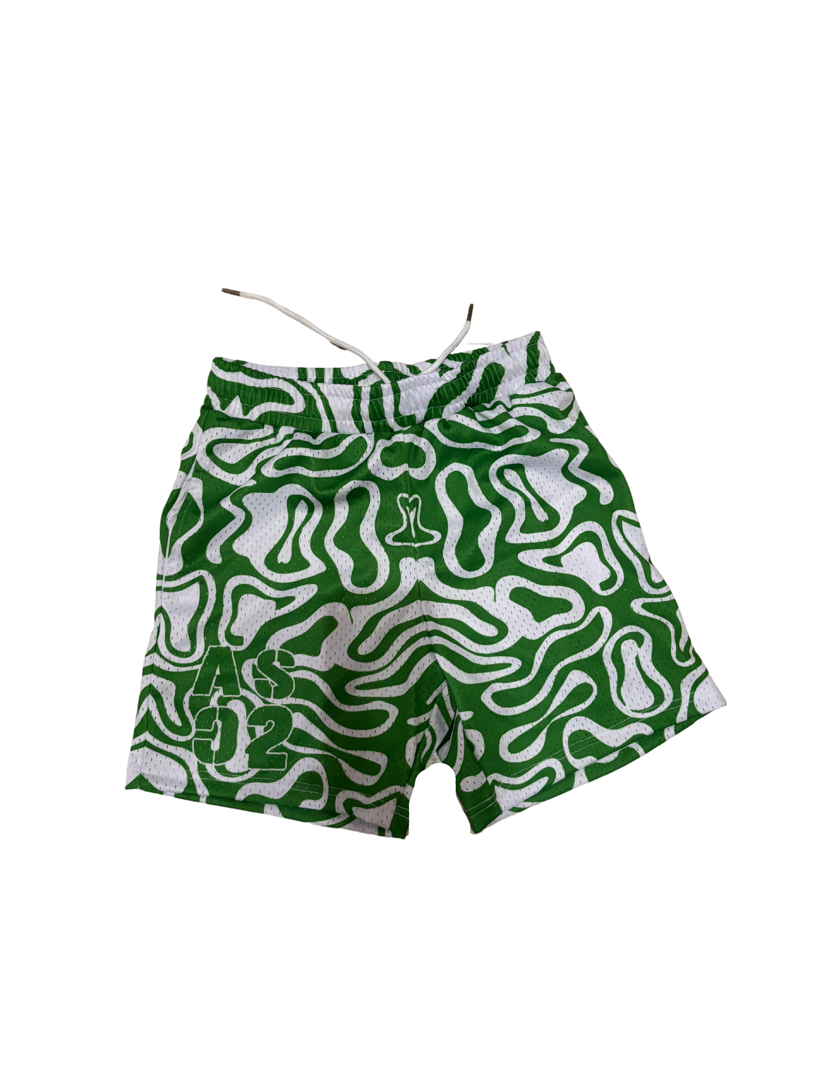 Green Illusion Shorts