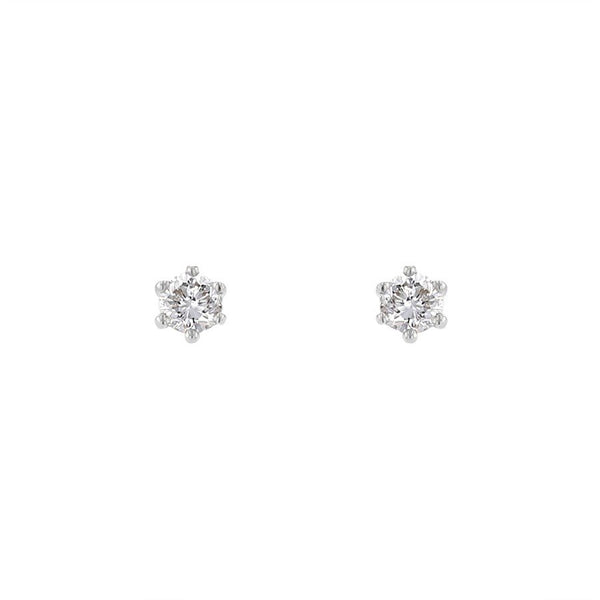 ドラマ着用】プラチナ ダイヤモンド ピアス（0.3ct） （7282157617309 