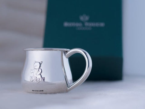 silver cup, silver mug, silver gifts