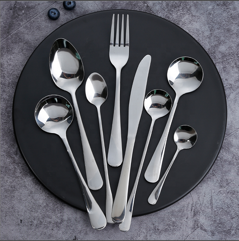 steel cutlery, flatware, silver, sterling silver