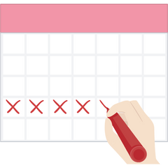 Period Tracking Calendar
