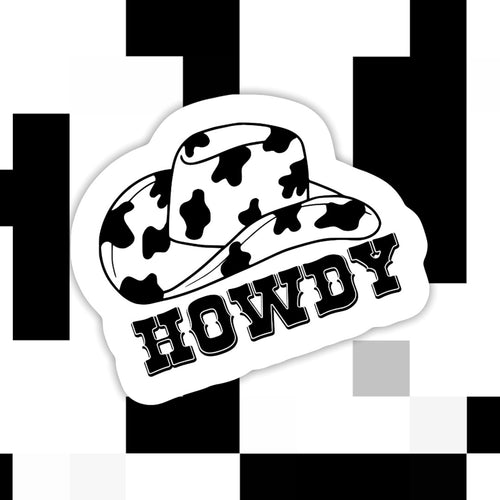 Howdy Cow Print