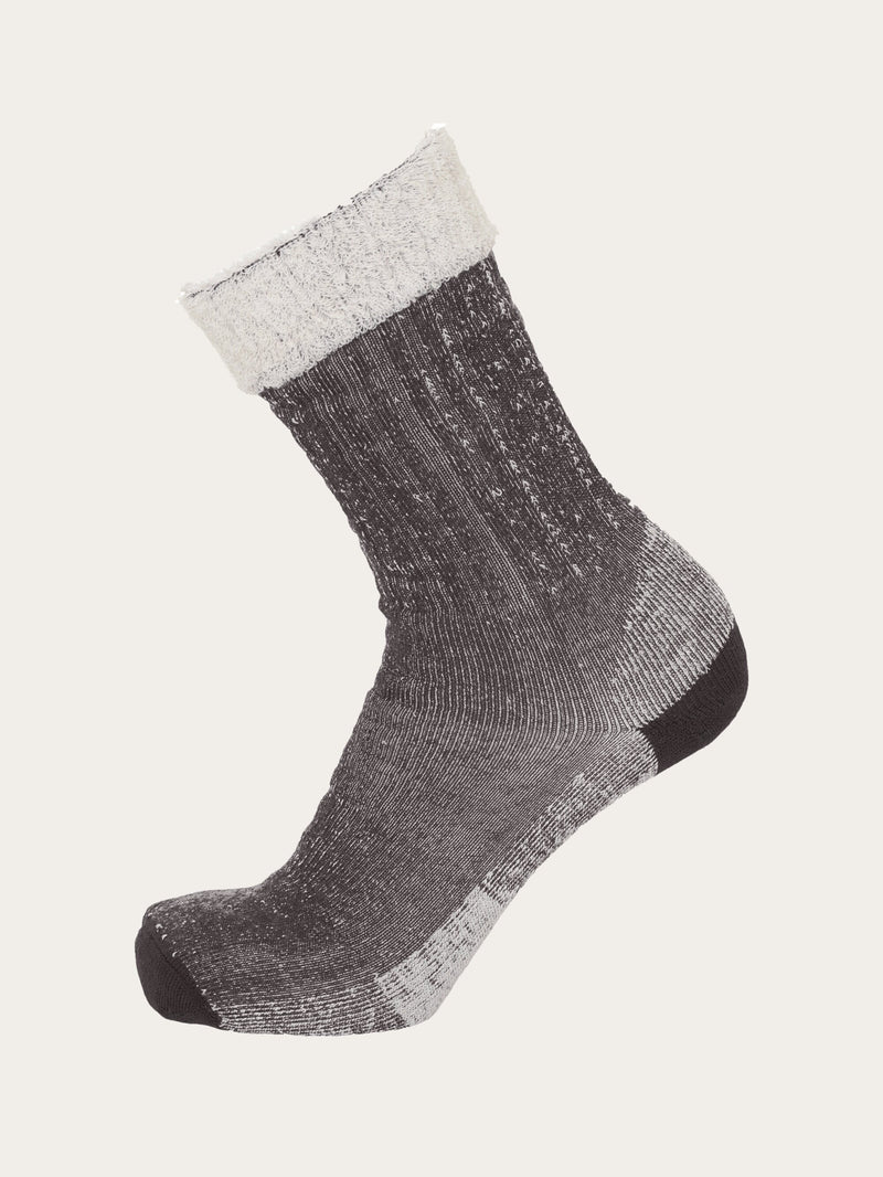 KnowledgeCotton Apparel - MEN Single pack low terry wool sock Socks 1167 Phantom