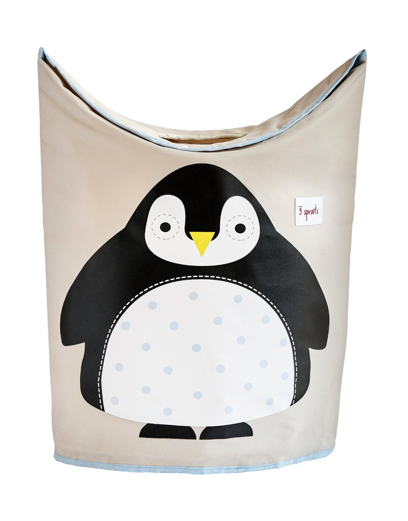 Comprar cesto para la ropa de 3 Sprouts con pingüino en Mi Bebe Market