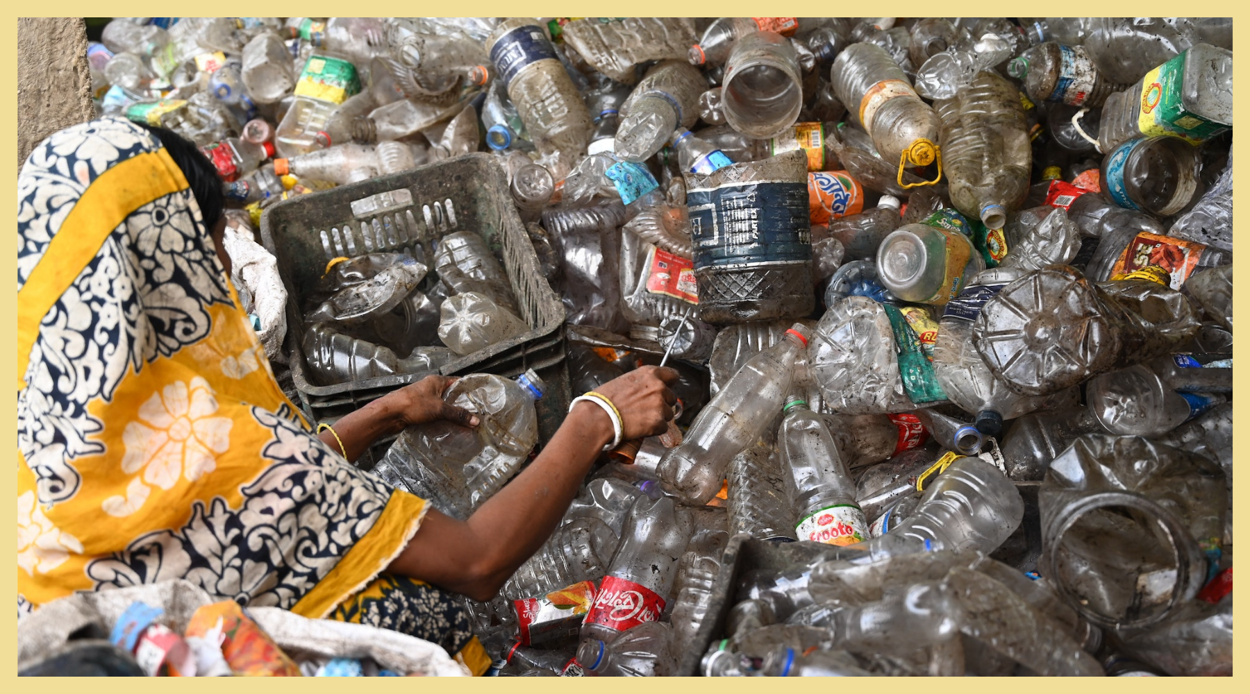 What happens to the plastic bathroom bottles you recycle?