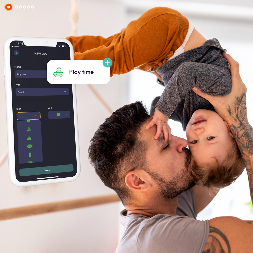 Onoco helps you share key info with other caregivers of your baby