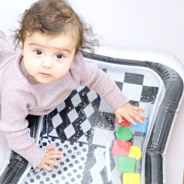 heads up tummy time playmat