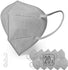 CRDLIGHT 20pcs 5-Layer FFP2 Respirator Face Safety Mask Gray B2B