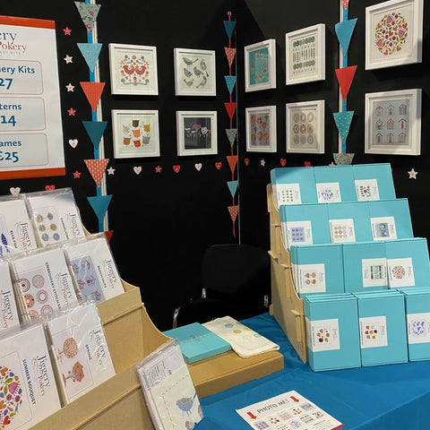 Exhibition stand at Creative Craft Show, NEC