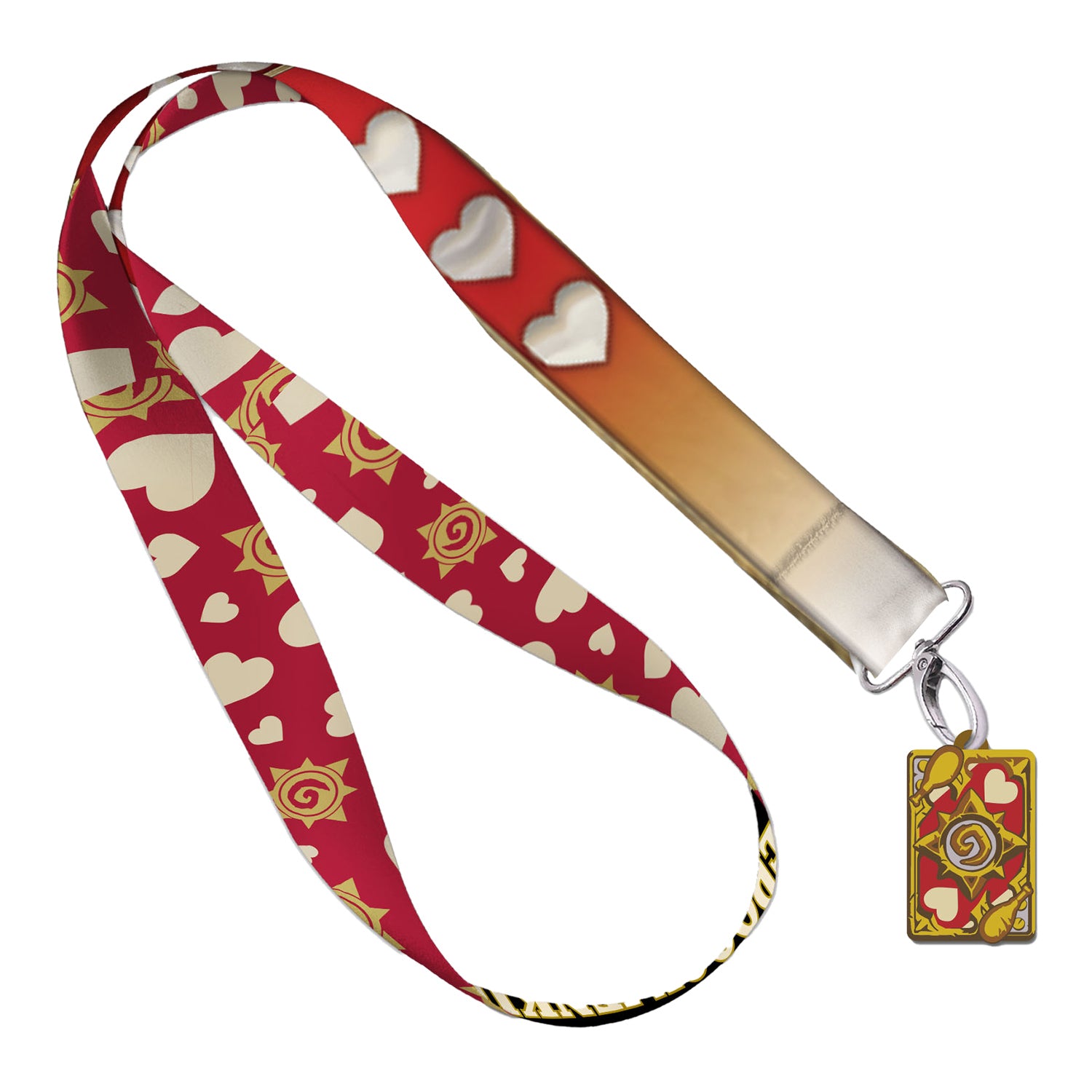Hearthstone Lanyard with Rubber Charm
