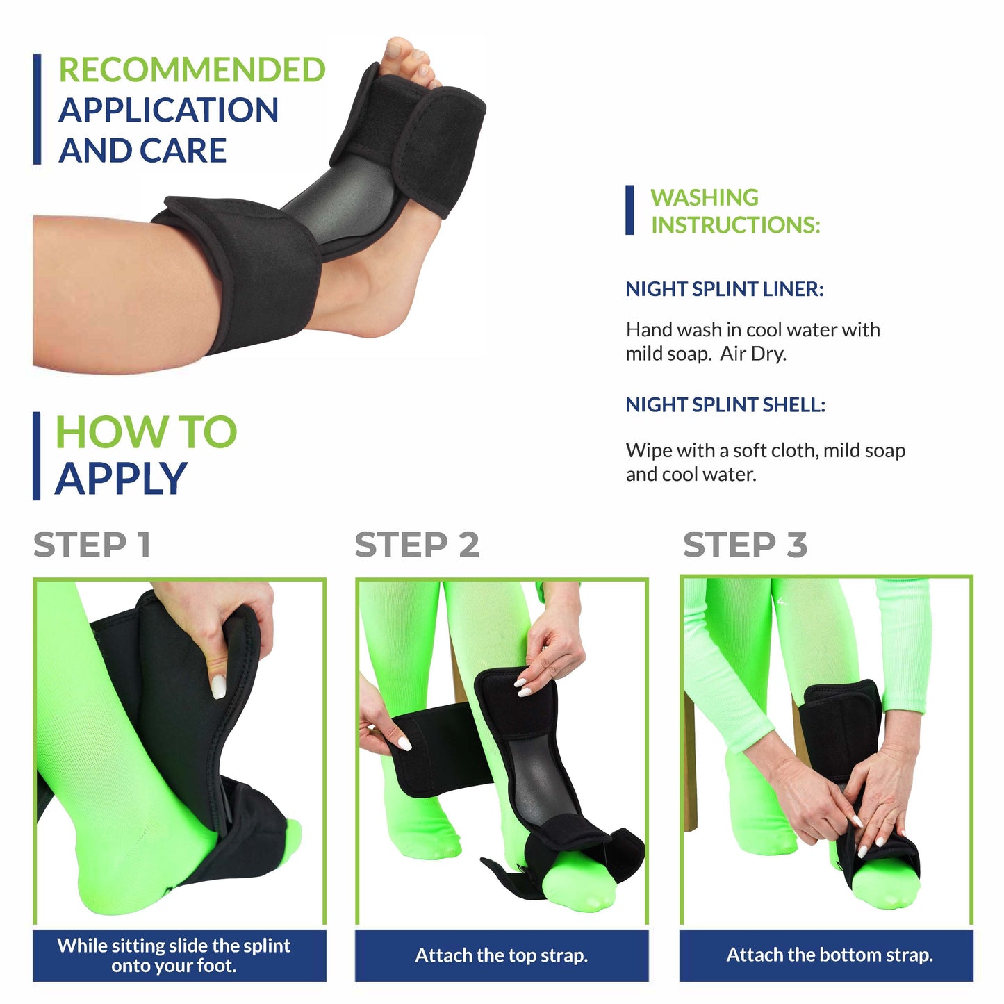 Brace Align Lightweight Adjustable Air Wrap for Plantar Fasciitis Achilles  Tendonitis Heel Spurs and Heel Pain