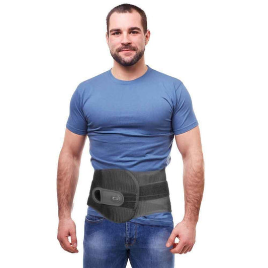 BraceAbility Lower Back & Spine Pain Brace | Adjustable Corset Support for  Lumbar Strain, Arthritis, Spinal Stenosis and Herniated Discs (One Size 