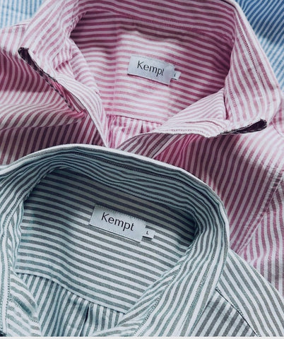 New stripe Oxford shirts