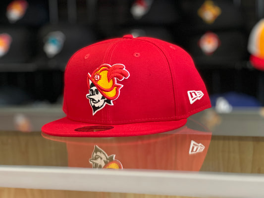 Albuquerque Dukes Gold Red Bill New Era 5950 MIKE PIAZZA