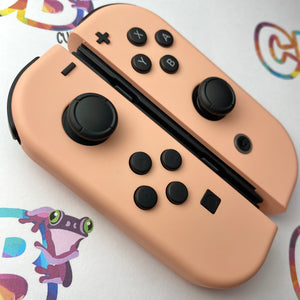 Mandys Pink Joy-Cons - Custom Nintendo Switch Joycon Controllers - CB Customs Gaming - Nintendo Switch Joy Con Strap