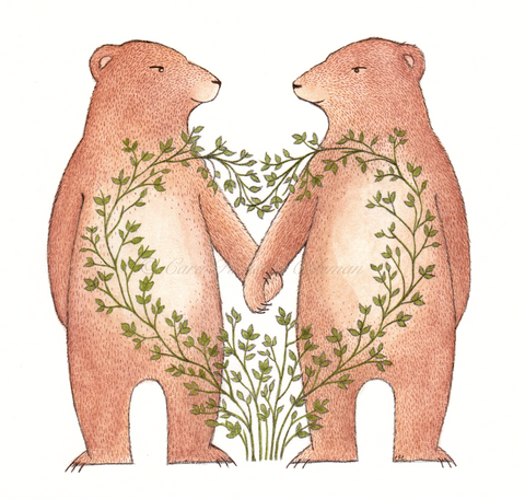 Forest Spirit Fox Linoleum Block Print ©Cara Finnerty Coleman – Little  Bear Illustration