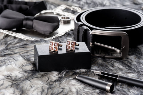 Bow Tie, Cufflinks and Belt