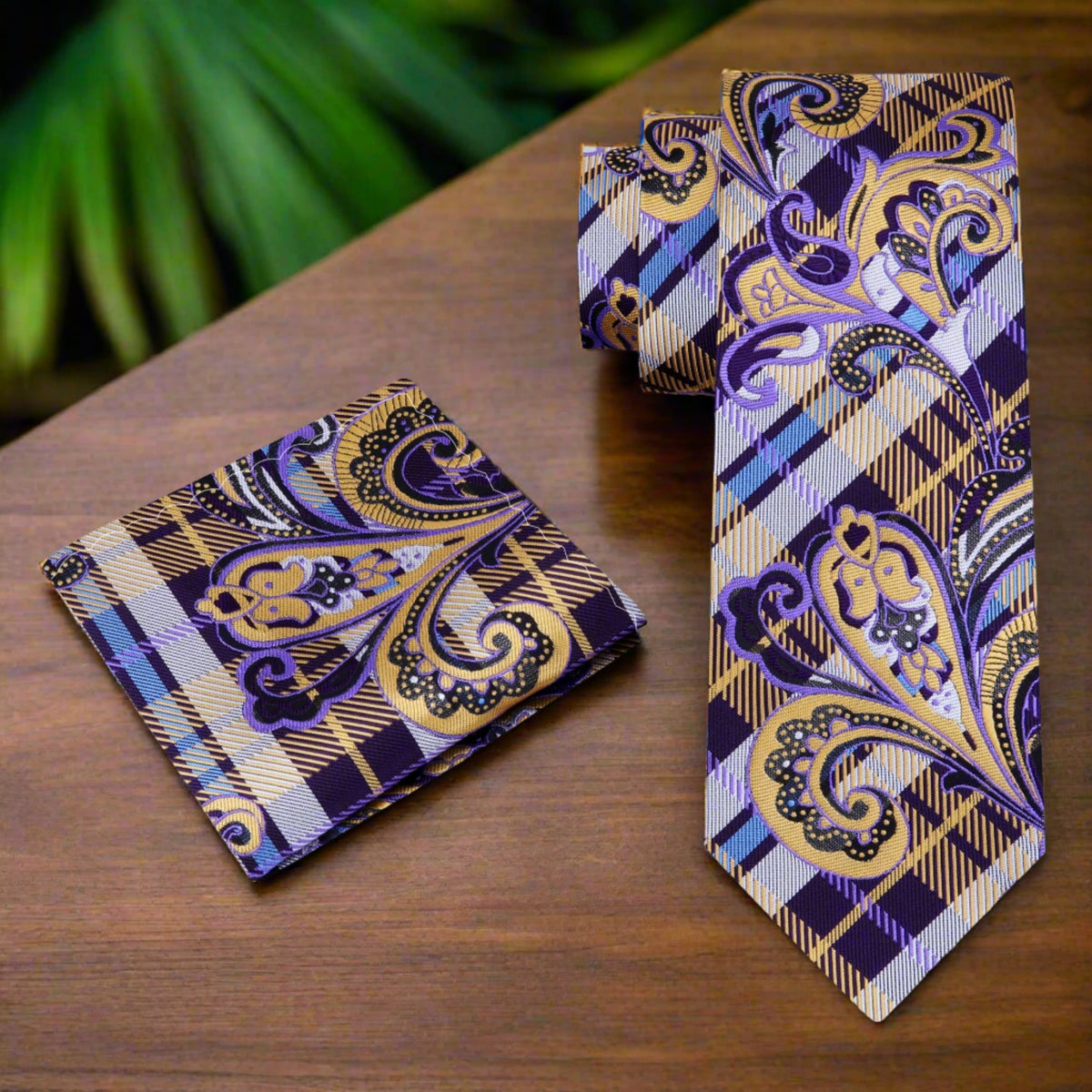 Mardi Gras Paisley Necktie