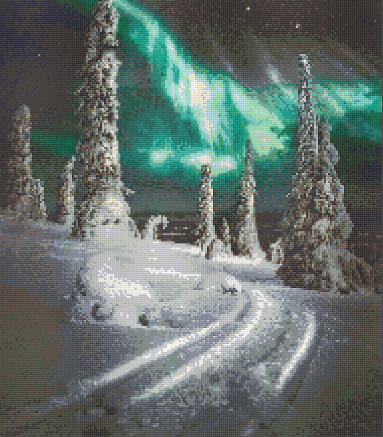 Arctic Aurora 40x50cm | Diamond Painting | Timanttimaalaus –  