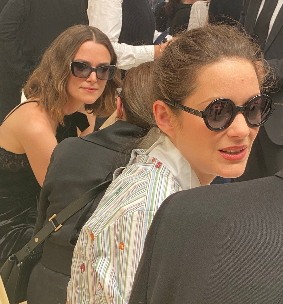 Front Row at Chanel, Observing The Hair Close-Up by Iles Formula