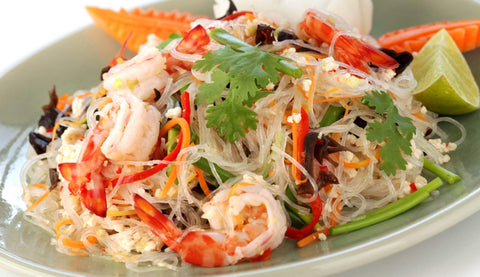 Thai Vermicelli Salad Recipe - ยำวุ้นเส้น | Matthew's Foods Online Oriental Supermarket