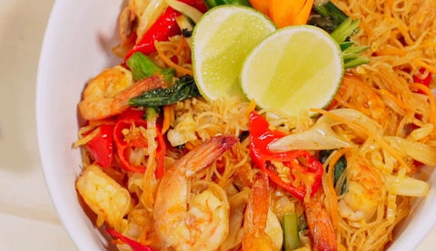 Malaysian Fried Rice Vermicelli - Bihun Goreng Recipe | Matthew's Foods Online Oriental Supermarket