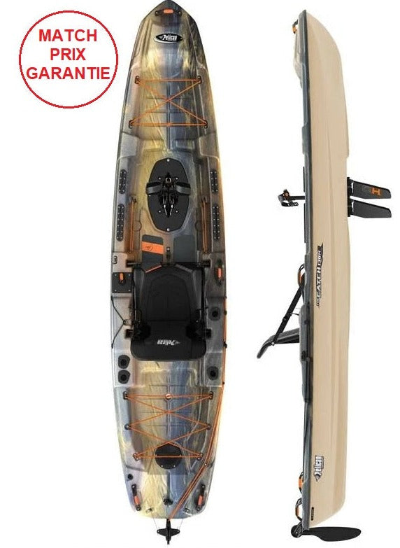 PELICAN CATCH 130HDII HydryveKAYAK DE PÊCHE À PÉDALES Rég. 2 319.99$Dépôt  en ligne 50$