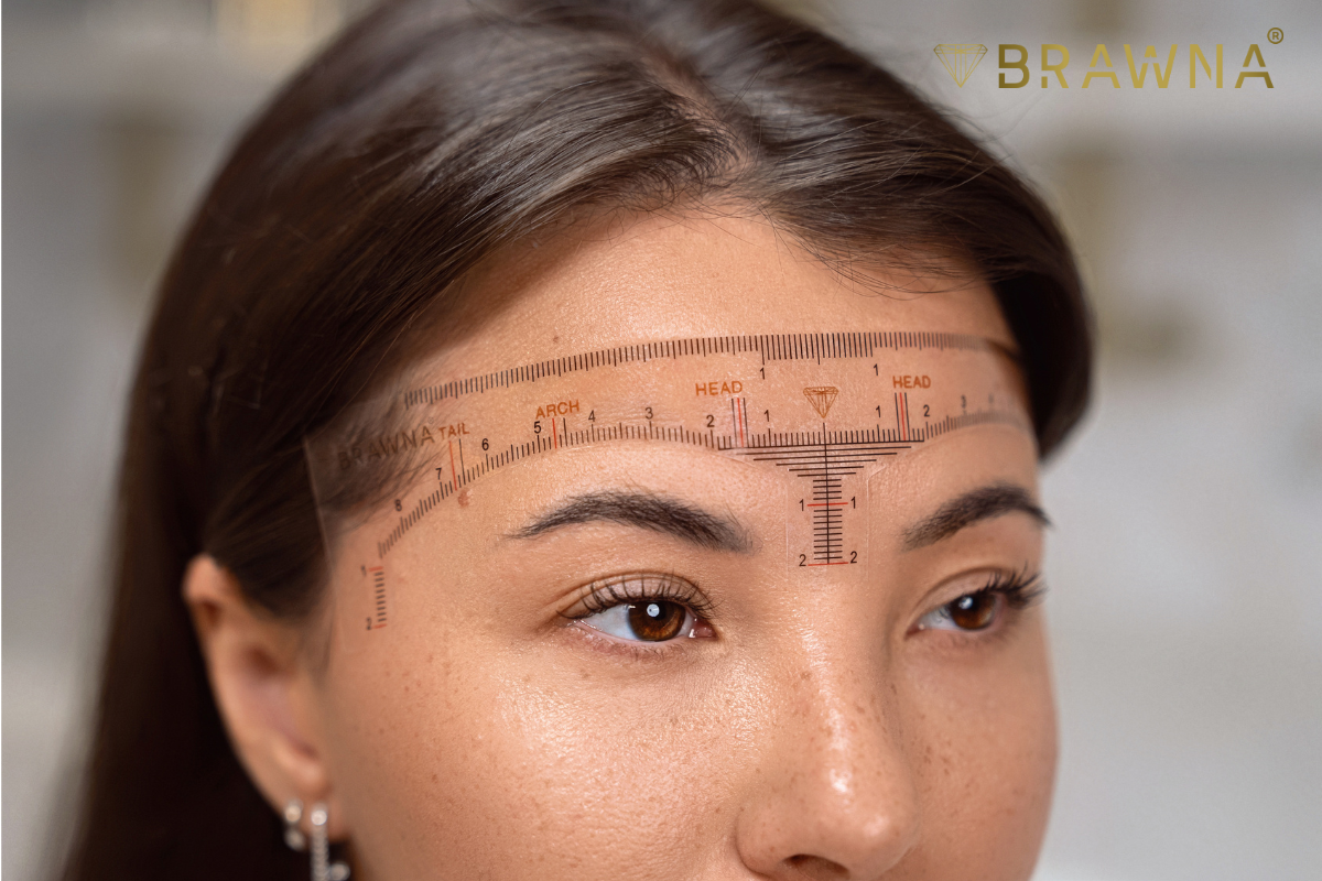 brow sticky caliper