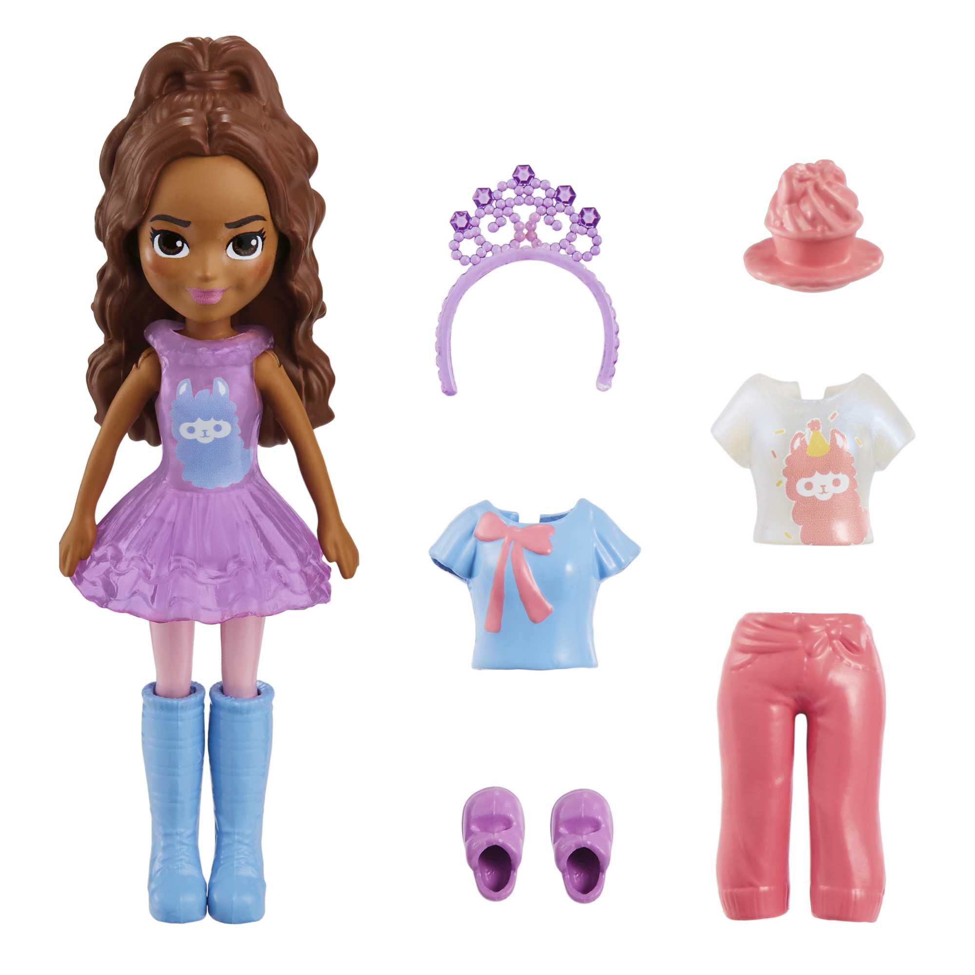 Boneca Mattel Polly Pocket Estojo Festa Do Chá De Unicórnio HCG20