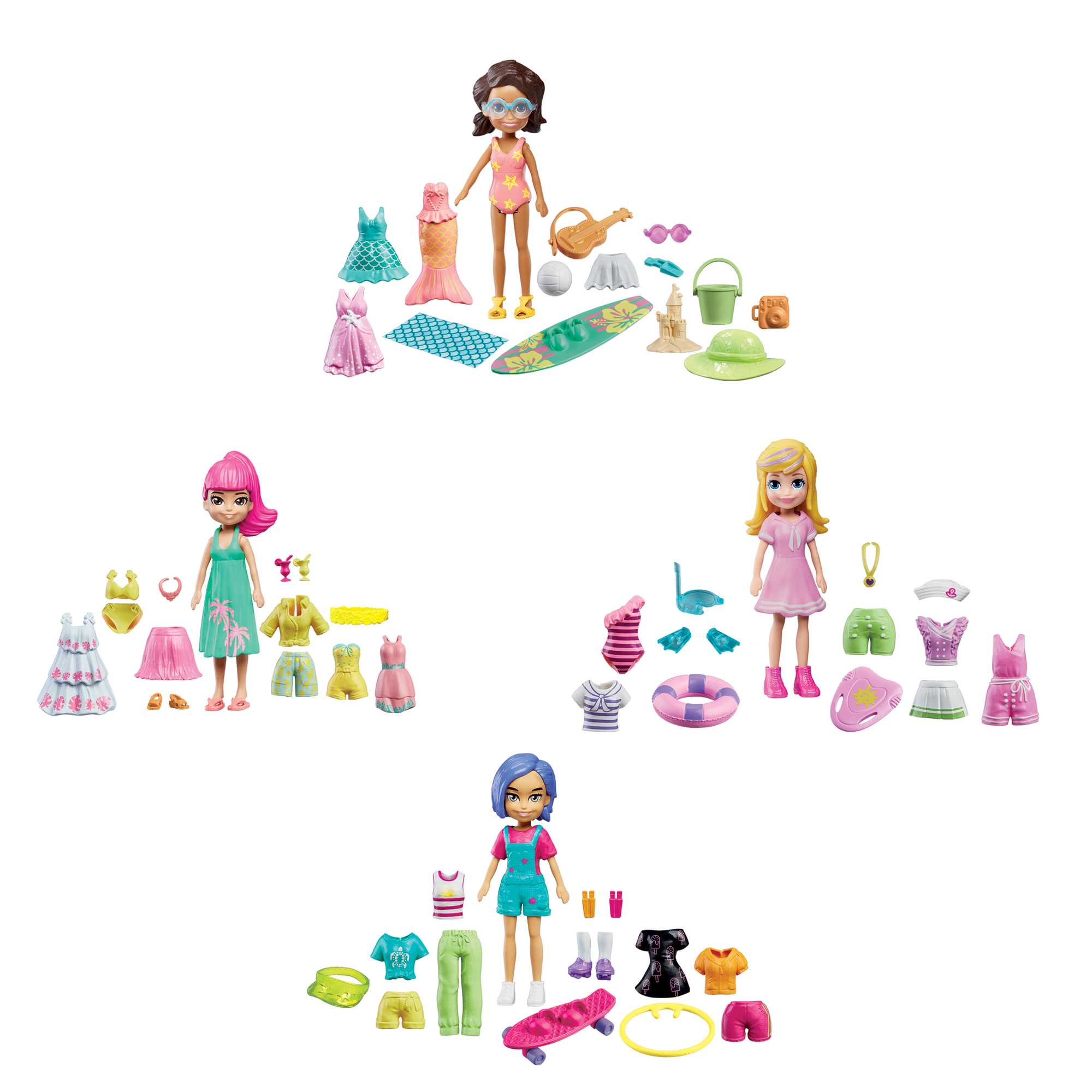 POLLY POCKET AVENTURAS DE SEREIA GXV27 MATTEL