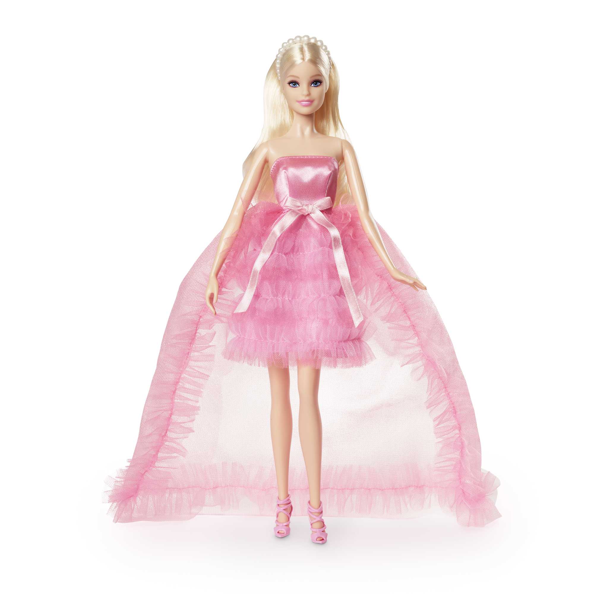 Barbie Doll | Blonde in Pink Dress | Birthday Gift | MATTEL