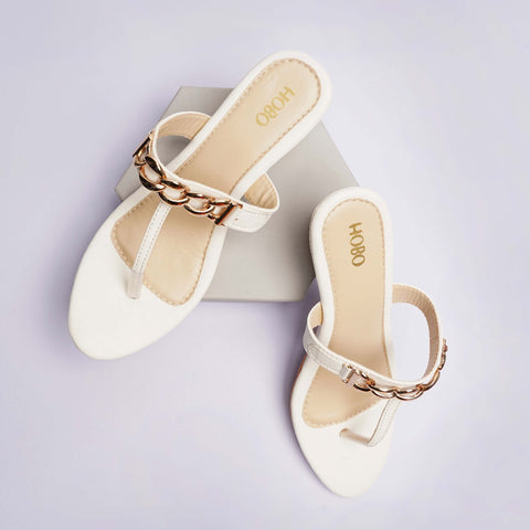 Fancy White heels from new summer collection by HOBO