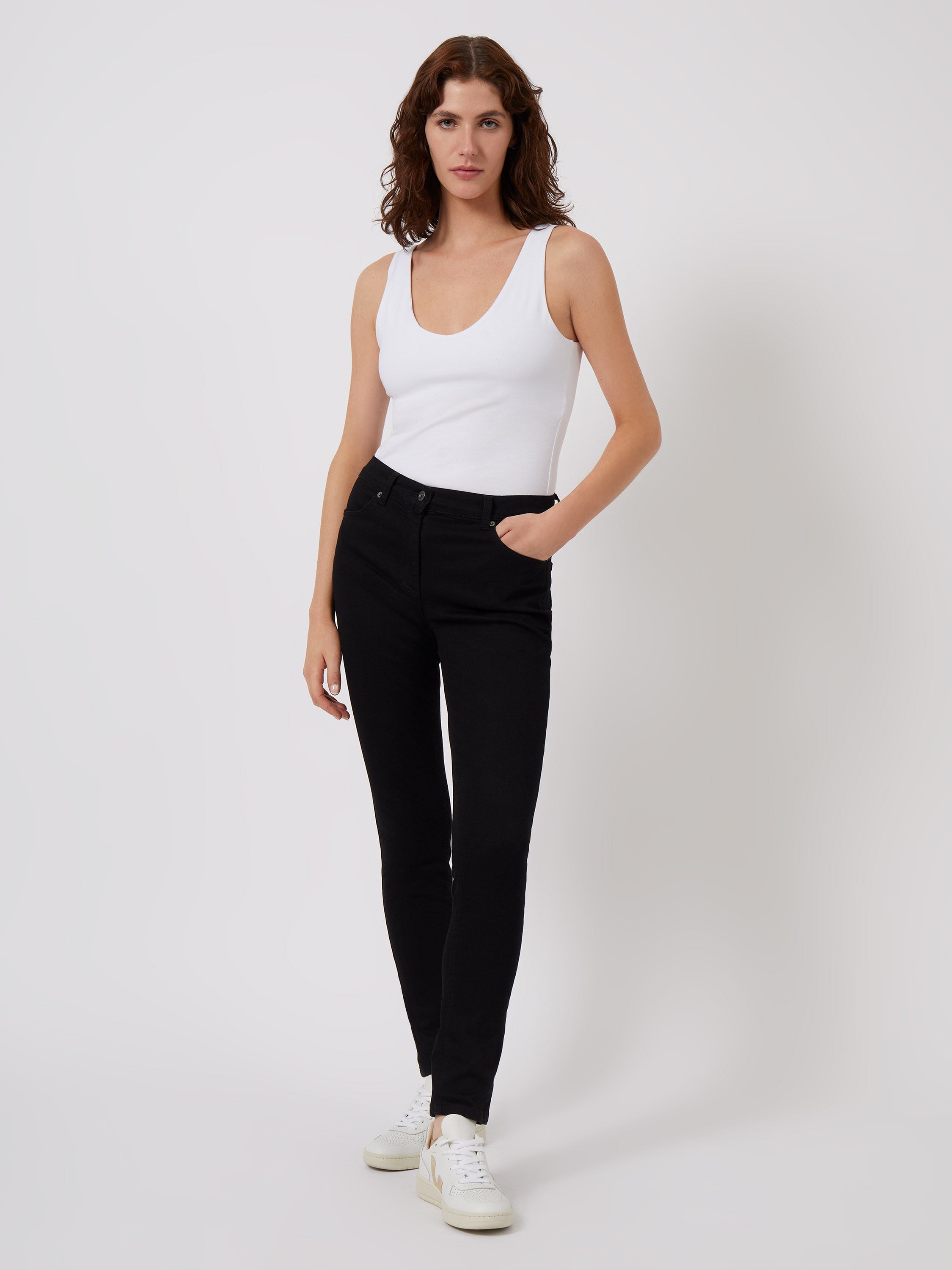 Black Reform High Waisted Jeans