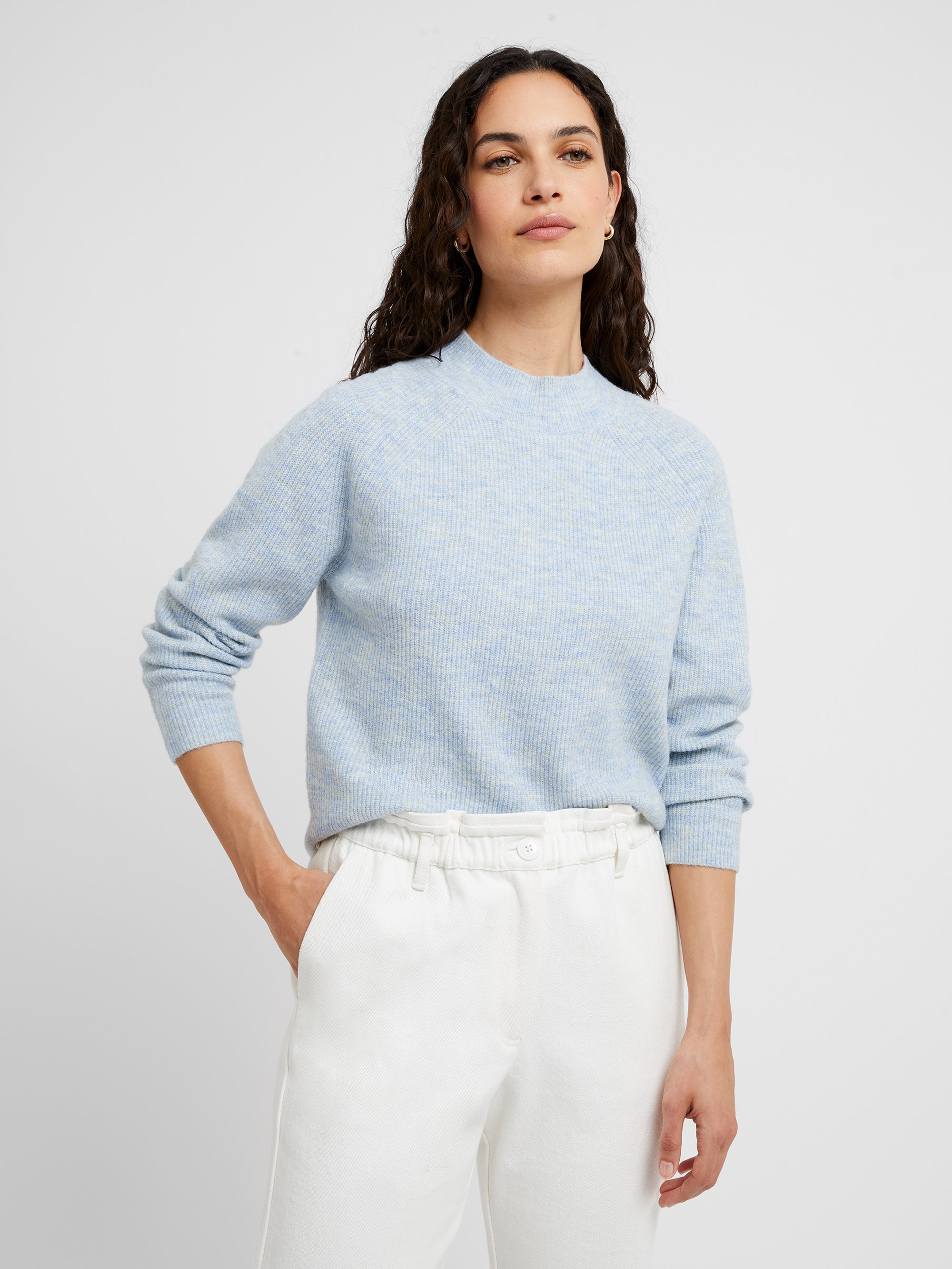 Carice Recycled Knit Jumper Corfu Blue