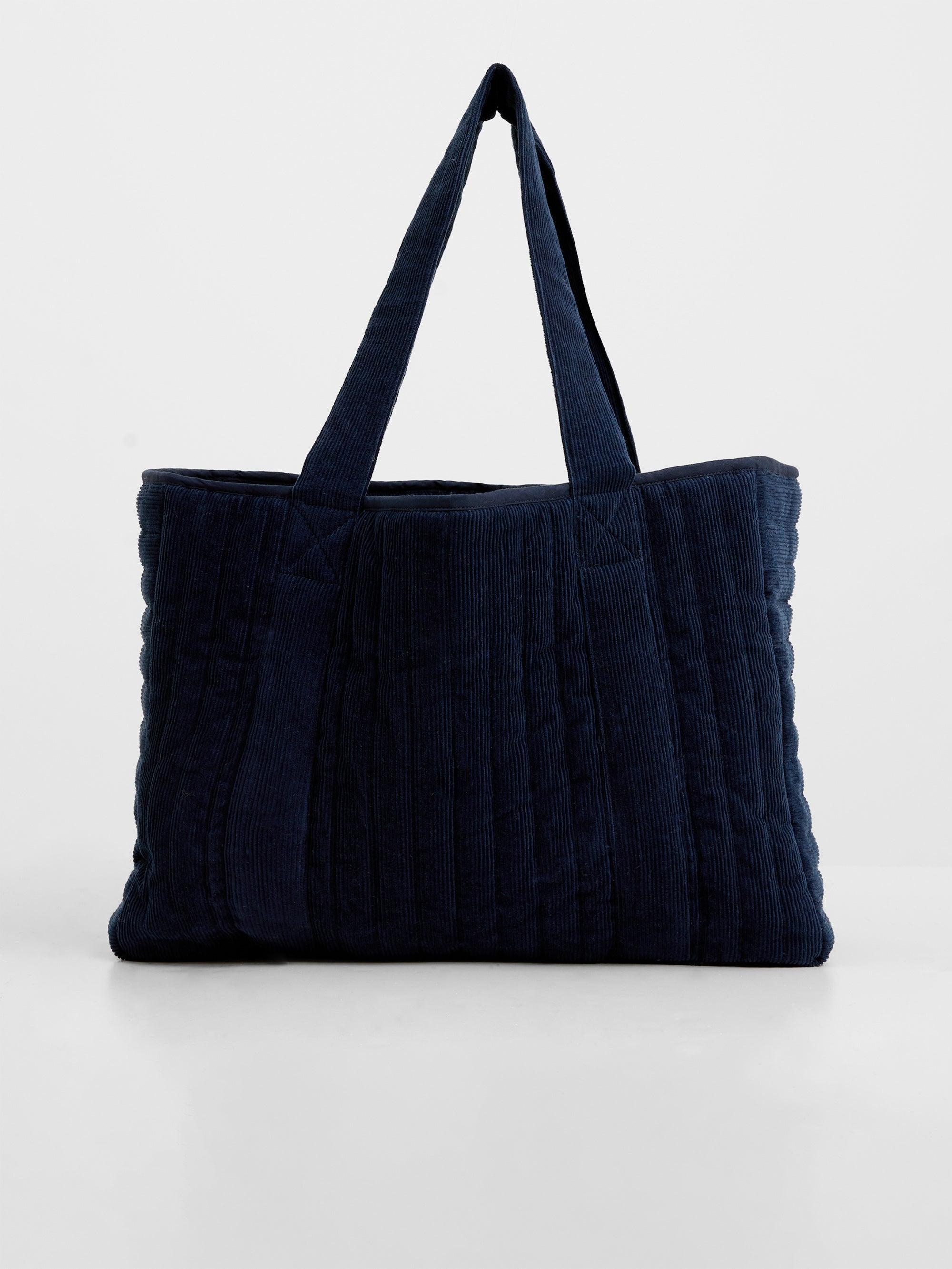 cord tote bag dark indigo