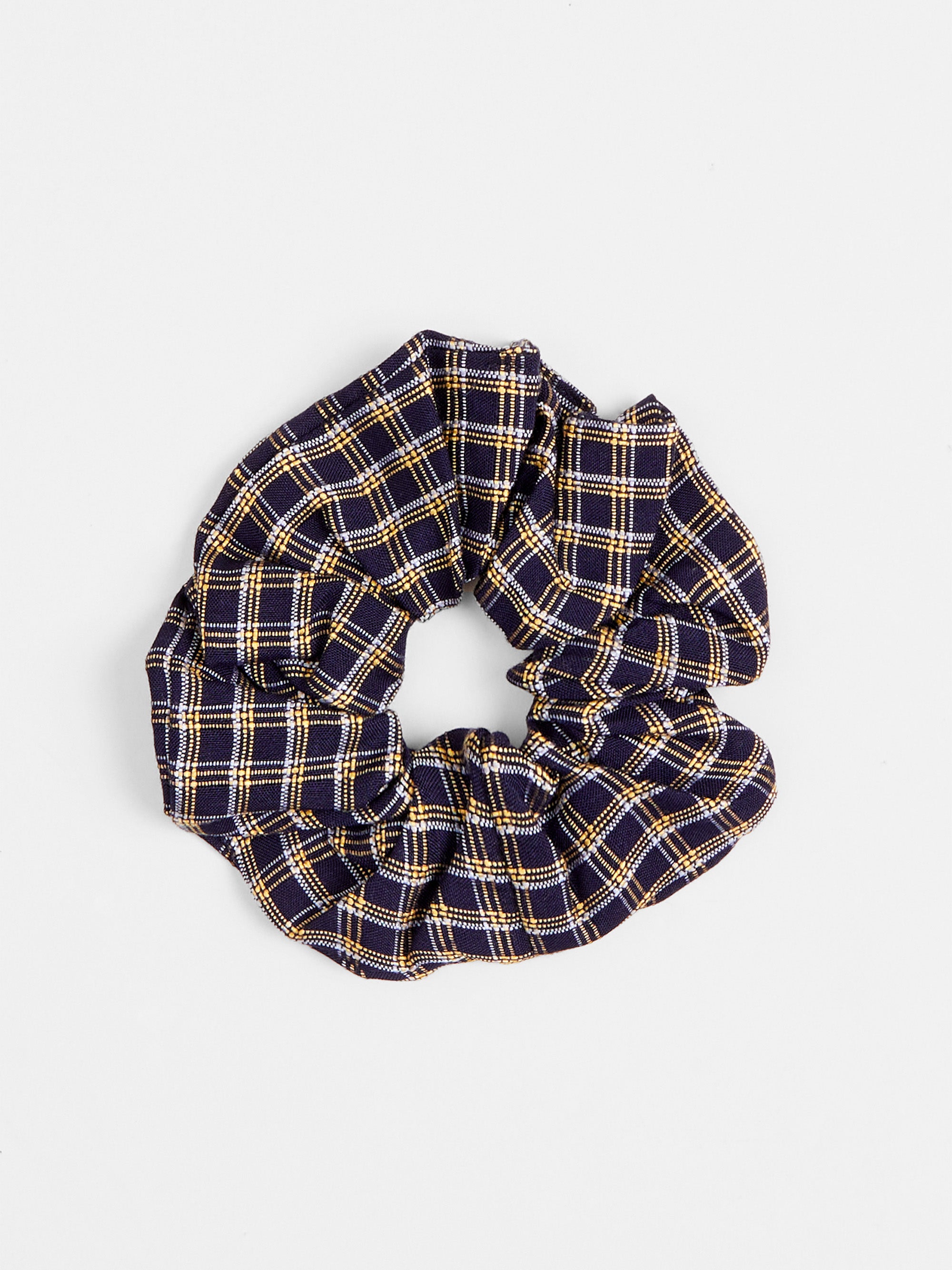 Soft Check Scrunchie Winter Sun Multi