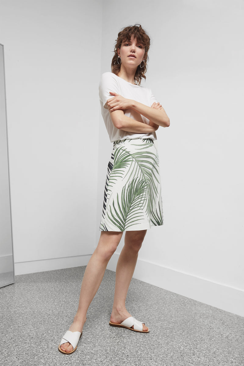 camo a line skirt