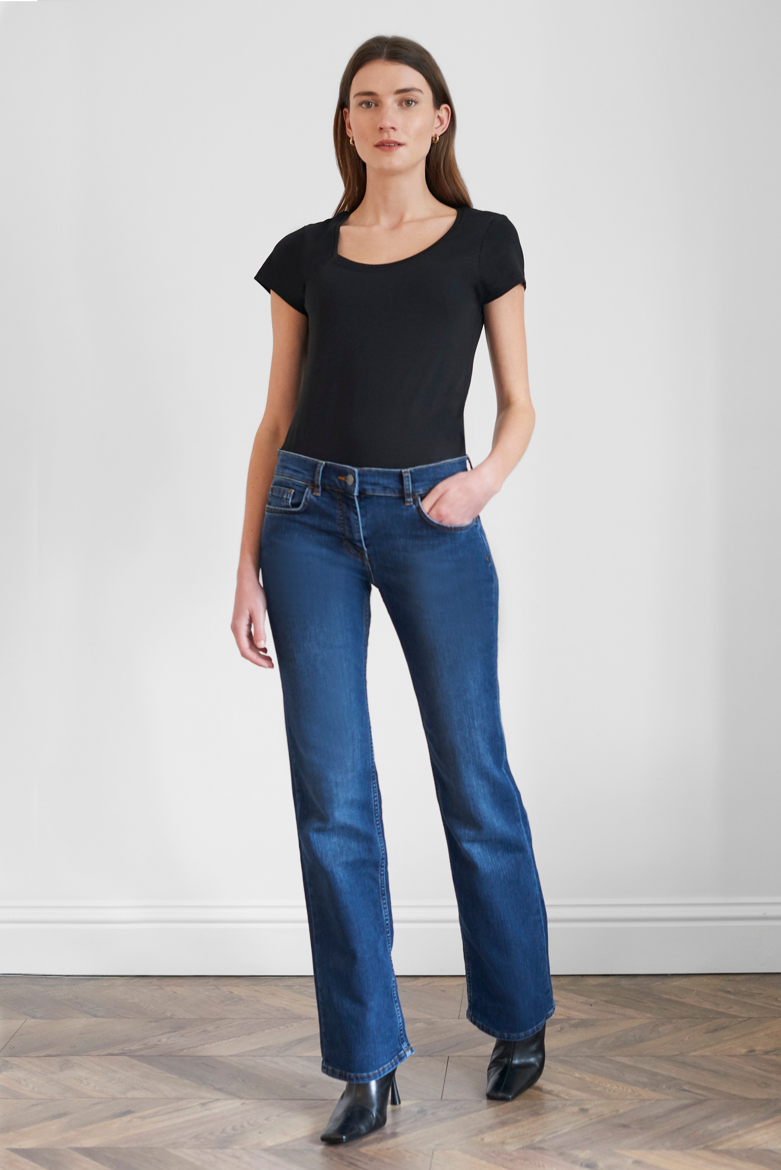 Basic Boot Cut Jeans