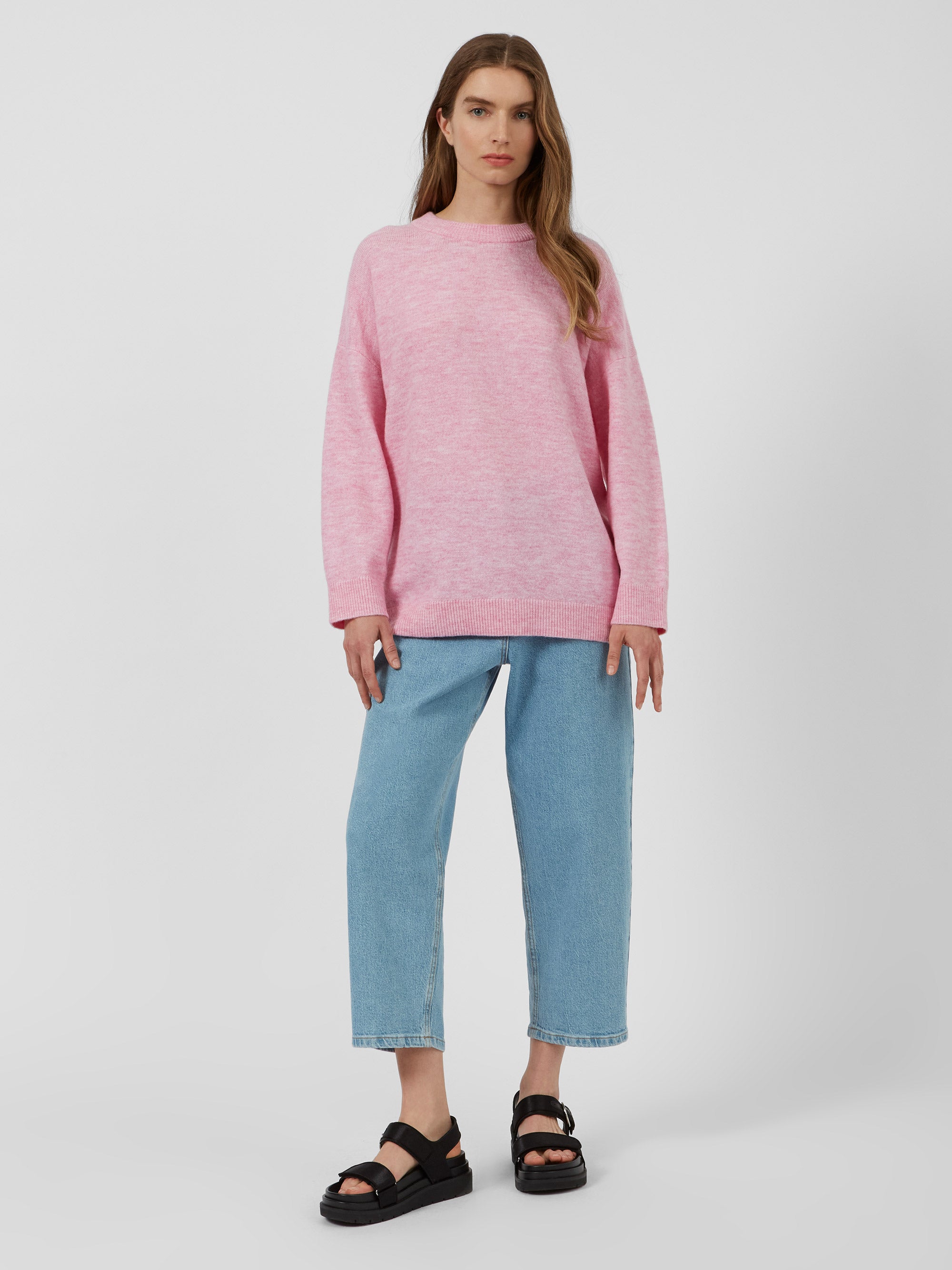 Carice Recycled Knit Crew Neck Jumper Jumper Blossom