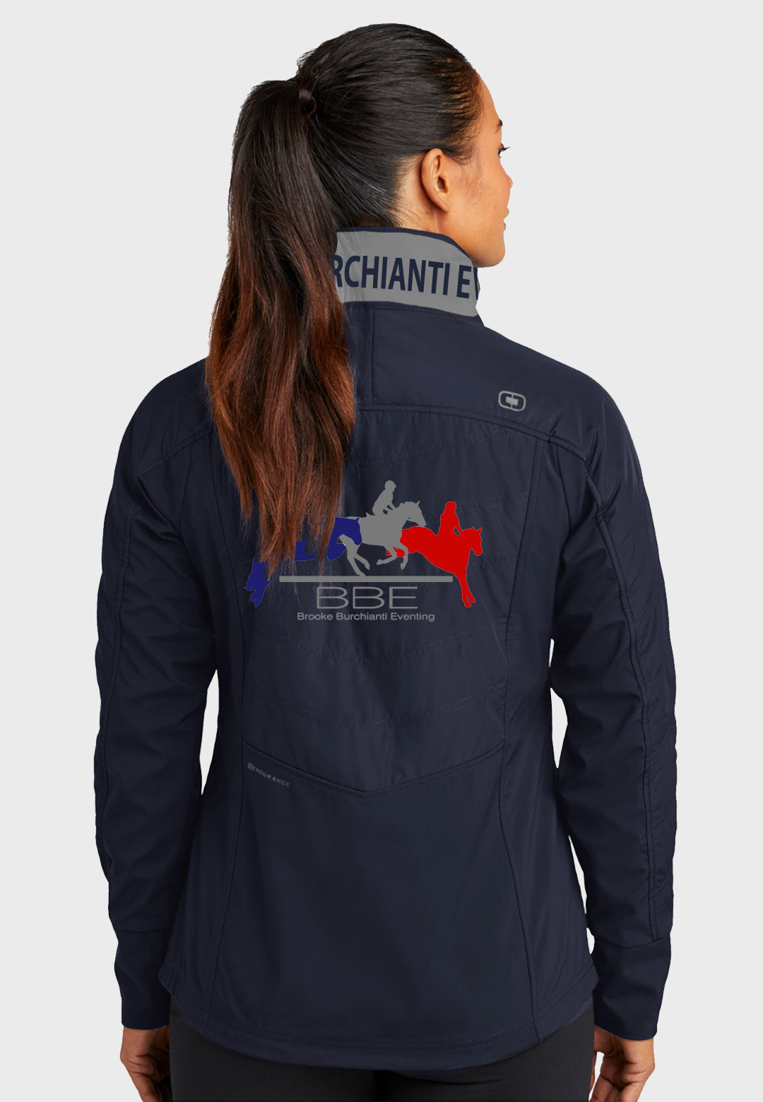 Brooke Burchianti Eventing OGIO® Ladies Brink Soft Shell - Navy